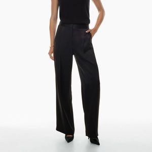 Stunning worn once ARITZIA black satin pants!